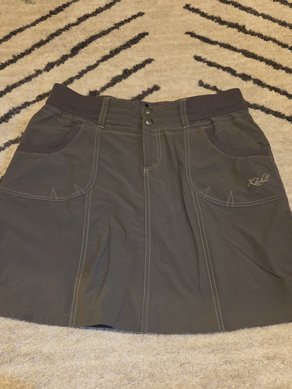 Kuhl Women's Charcoal Gray A-Line Skort